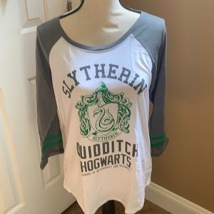 Harry Potter Slytherin Quidditch tshirt